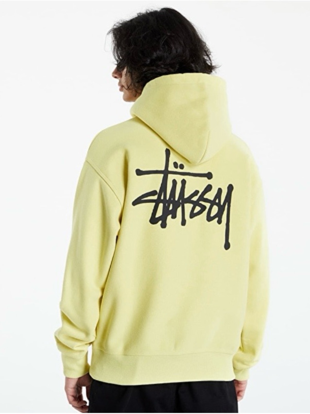 🖤NWT🖤 STUSSY Basic Pullover Hoodie Yellow